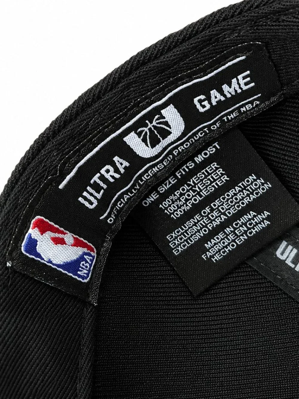 Ultra Game NBA Los Angeles Lakers Snapback Hat Black Purple Logo OSFM